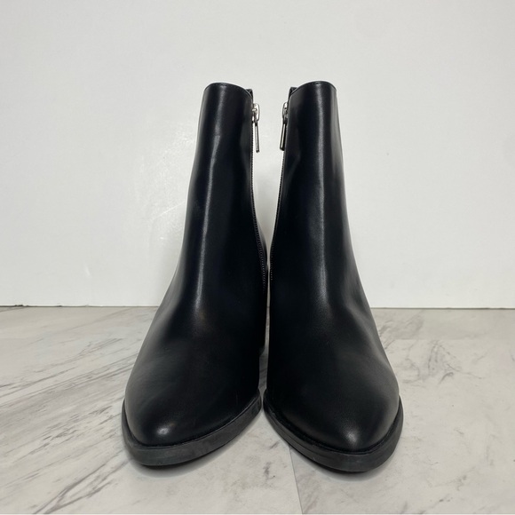 New! BP Baylee Black Faux Leather Bootie 7M - Picture 2 of 14
